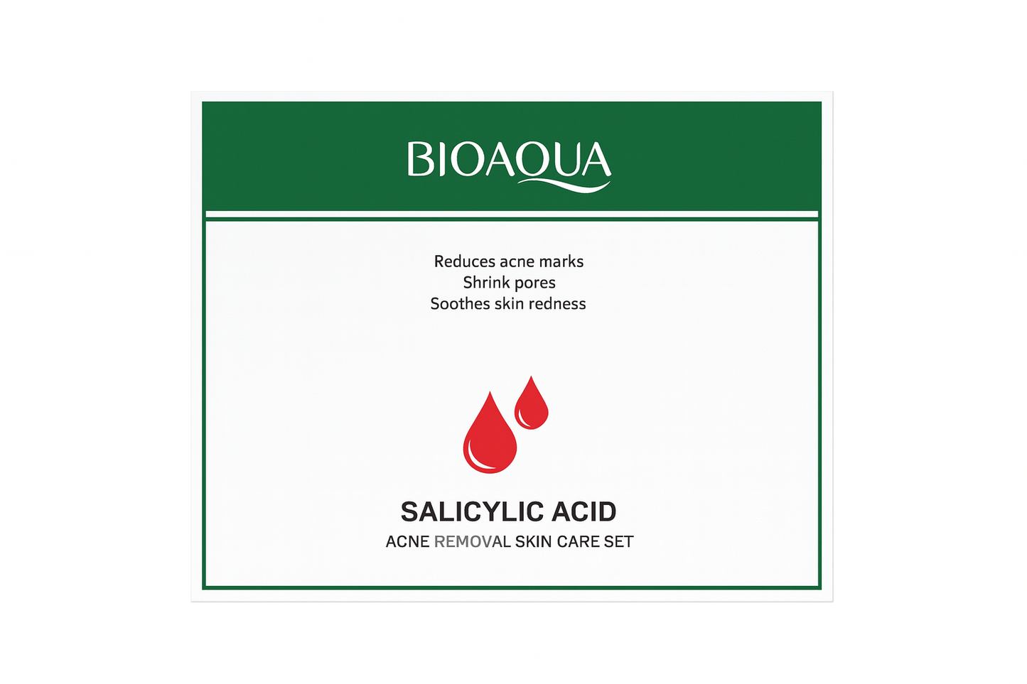 Kit completo de Skincare. Set Antiacné con Ácido Salicílico 6 Piezas