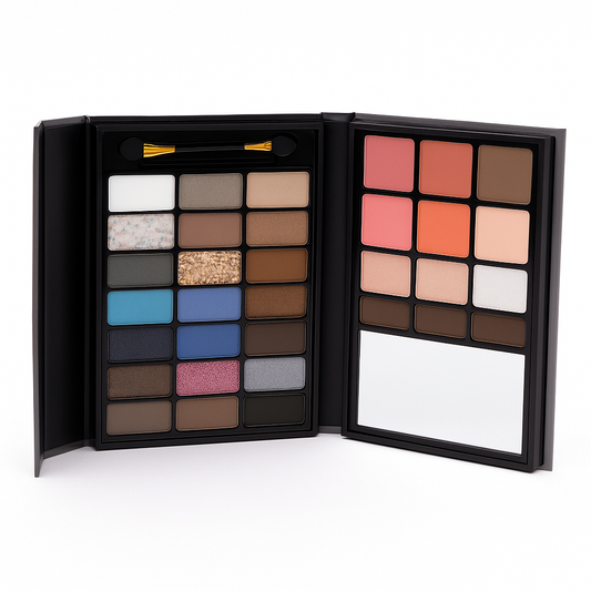 Paleta de rostro todo en uno. Tonos fríos