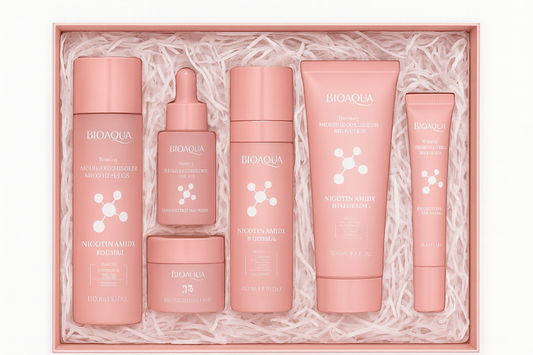 Kit completo de Skincare. Niacinamida Skin Gift Box. 6 piezas