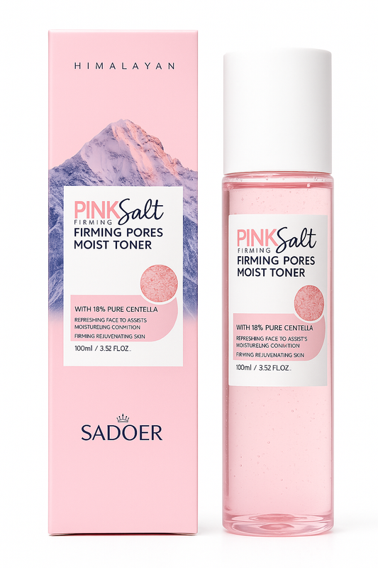 Tónico sal rosada y centella pura. Minerales Himalaya