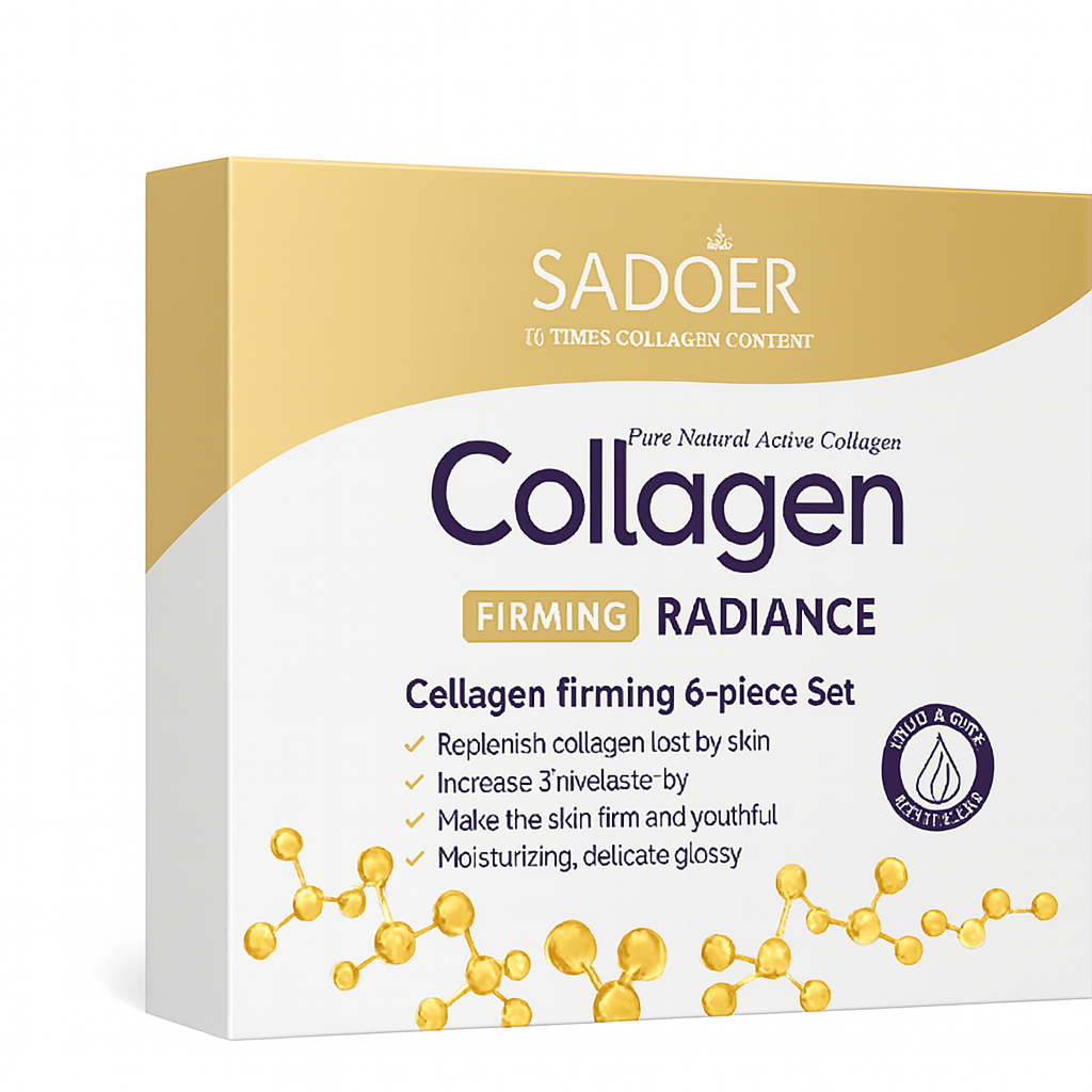 Kit completo de Skincare. Colágeno Reafirmante y Radiante. 6 piezas