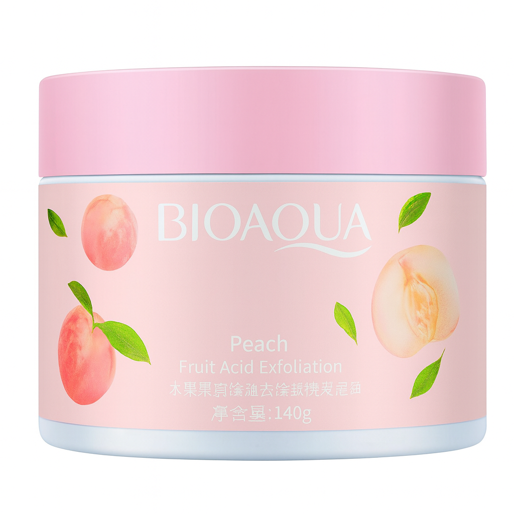 Exfoliante suave con extracto de durazno