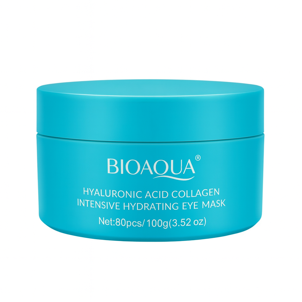 Parches para ojos con ácido hialurónico y colágeno