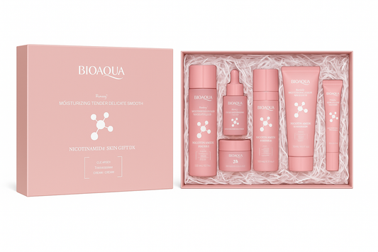 Kit completo de Skincare. Niacinamida Skin Gift Box. 6 piezas
