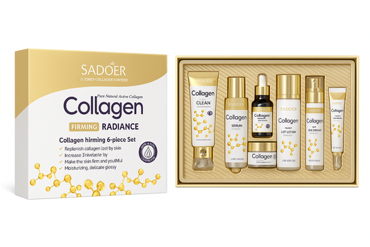 Kit completo de Skincare. Colágeno Reafirmante y Radiante. 6 piezas