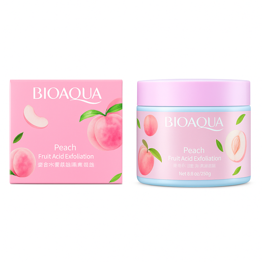 Exfoliante suave con extracto de durazno