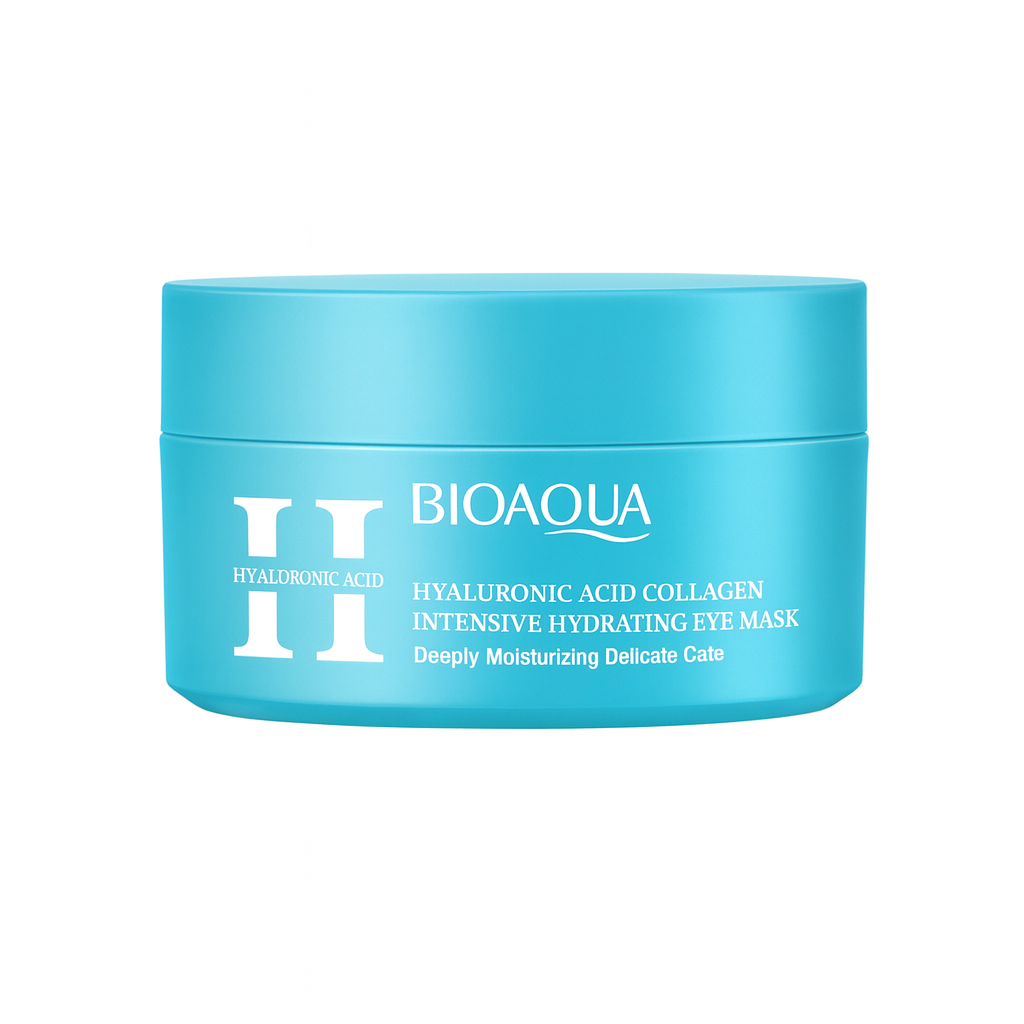 Parches para ojos con ácido hialurónico y colágeno