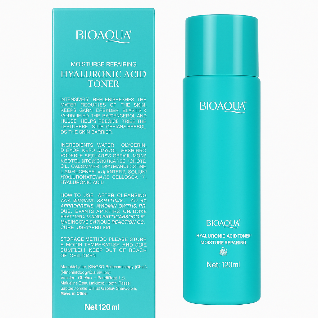 Tónico facial con ácido hialurónico. Hidratación y reparación profunda